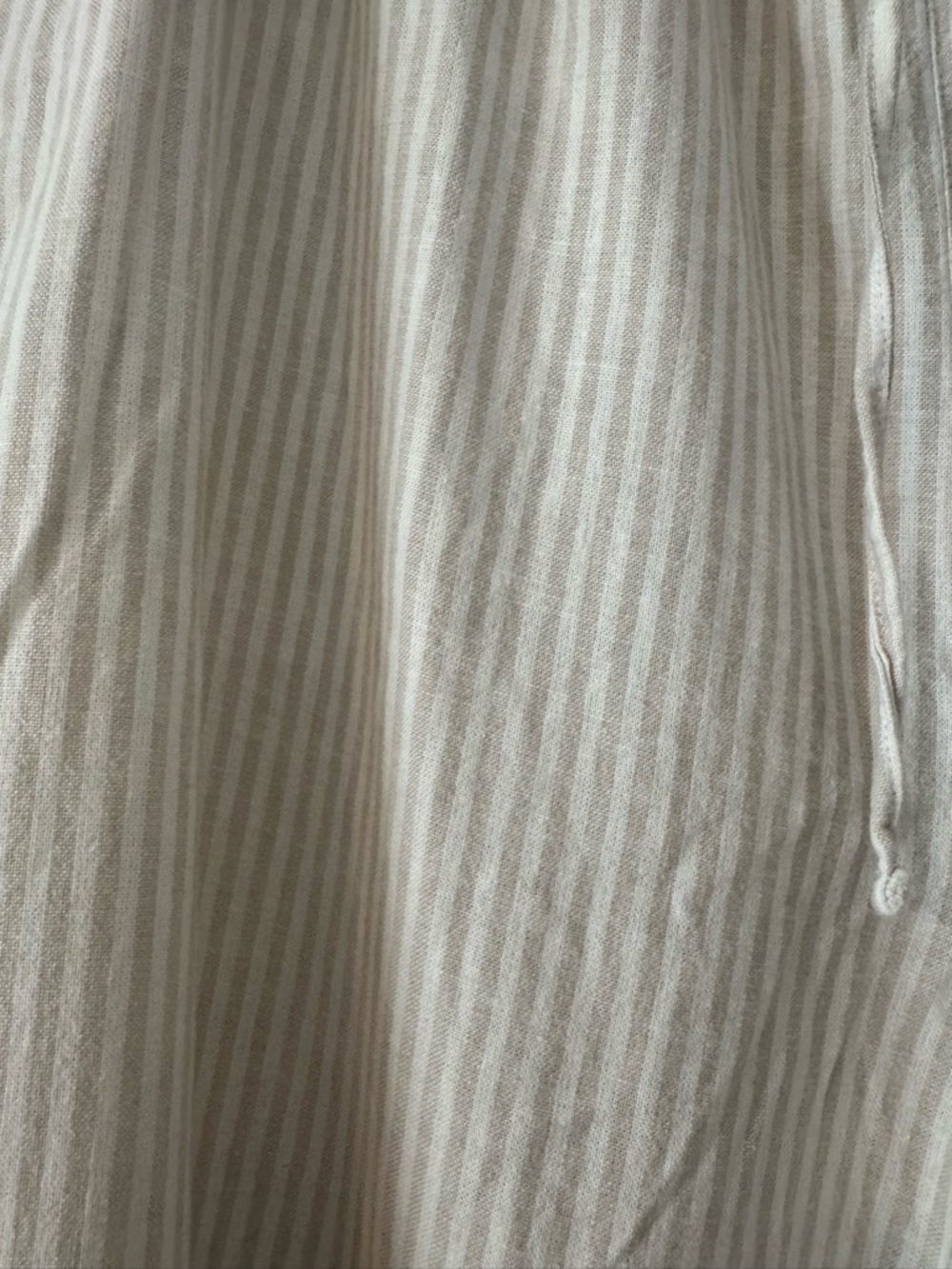 NWT Old Navy White/Tan Striped Linen Pants - Picture 5 of 5